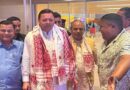 असम सरकार के शपथ ग्रहण समारोह में शामिल होने के लिए पहुंचे सीएम धामी का भाजपा कार्यकर्ताओं ने किया स्वागत