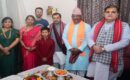 भाजपा अध्यक्ष नितिन नबीन ने बूथ अध्यक्ष किशोर कुमार के घर किया जलपान