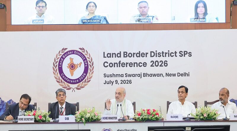 केन्द्रीय गृह मंत्री अमित शाह ने सीमांत जिला पुलिस अधीक्षक सम्मेलन-2026 को किया संबोधित