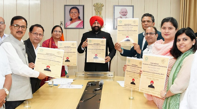 राज्यपाल की मौजूदगी में दून विश्वविद्यालय और मेक्सिको के प्रतिष्ठित सेंटर के बीच एम.ओ.यू. पर हस्ताक्षर